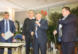 На выставке